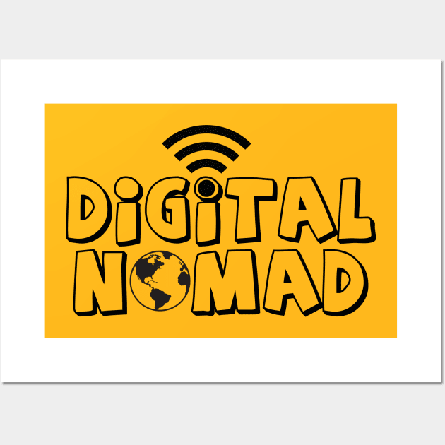 Eternal Entrepreneur : Digital Nomad Wall Art by FOOTBALL IS EVERYTHING